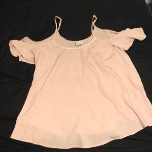 Cream dressy shirt